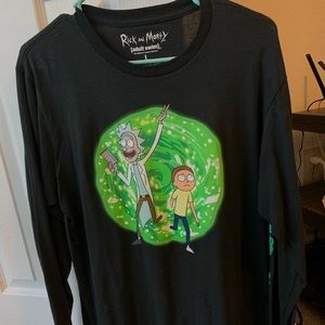 Rick and Monty Long Sleeve Shirt